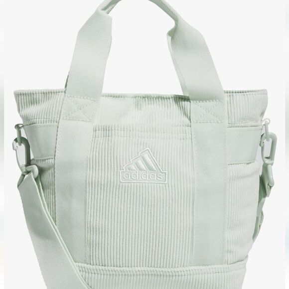 Adidas Corduroy Mini Tote Bag- Linen Green - Picture 1 of 11